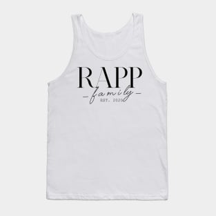 Rapp Family EST. 2020, Surname, Rapp Tank Top